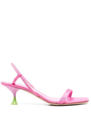 Kožené sandály 3juin růžové