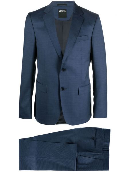 Ull dress Zegna blå