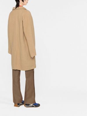Kabát s knoflíky Polo Ralph Lauren hnědý