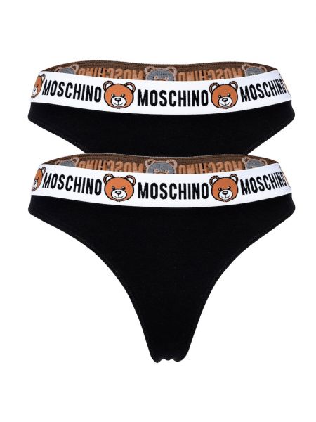 Стринги Moschino Underwear черные