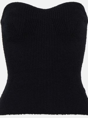 Памучен пуловер Wardrobe.nyc черно