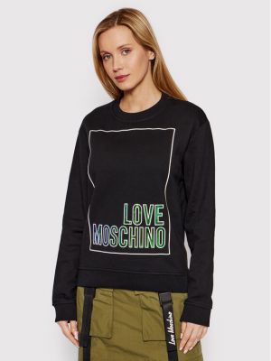 Sportinis džemperis Love Moschino juoda