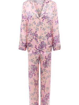 Шелковая пижама Primrose розовая