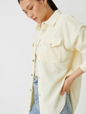 Oversize риза Koton сиво