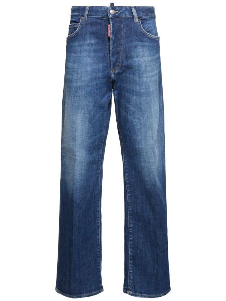 Højtaljet baggy jeans Dsquared2 blå