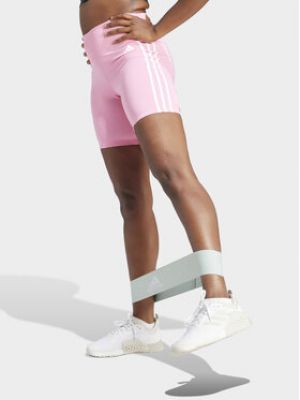 Shorts de sport slim Adidas rose