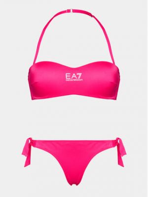 Plavky Ea7 Emporio Armani růžové
