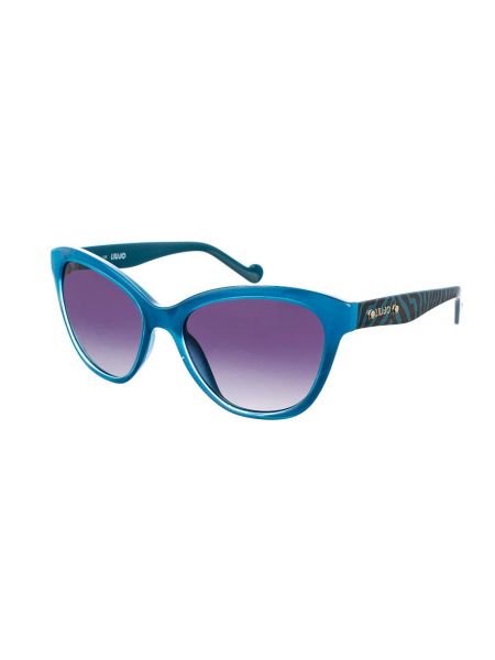 Sonnenbrille mit print mit zebra-muster Liu Jo blau
