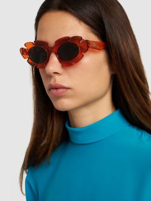 Gafas de sol de flores Loewe naranja