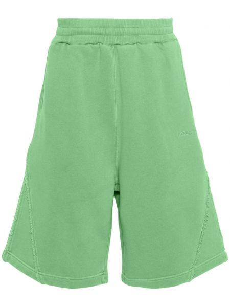 Bombažne kratke hlače A-cold-wall* zelena