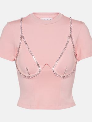Camiseta de tela jersey Area rosa