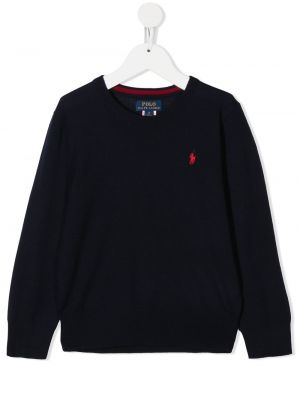 Tröja för tjejer Ralph Lauren Kids blå