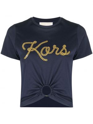 T-shirt en coton Michael Michael Kors bleu