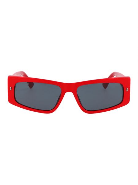Okulary przeciwsłoneczne Dsquared2 czerwone