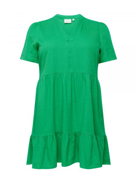 Košeľové šaty Only Carmakoma zelená