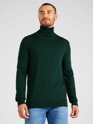 Zvaigznes džemperis ar augstu apkakli G-star Raw zaļš