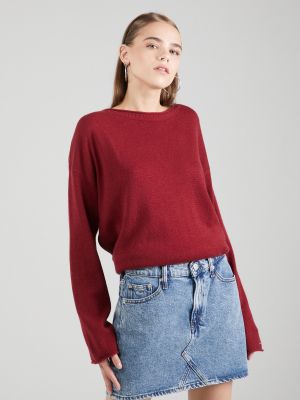 Pull large Tommy Hilfiger rouge
