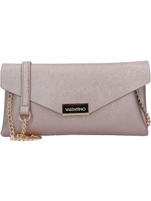 Чанта през рамо от розово злато Valentino розово