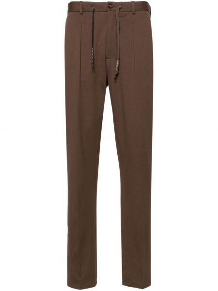 Proste spodnie plisowane Circolo 1901 brązowe