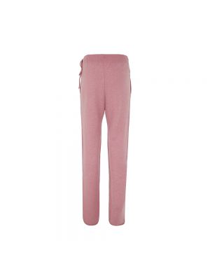 Pantalones de chándal de cachemir de punto Extreme Cashmere rosa
