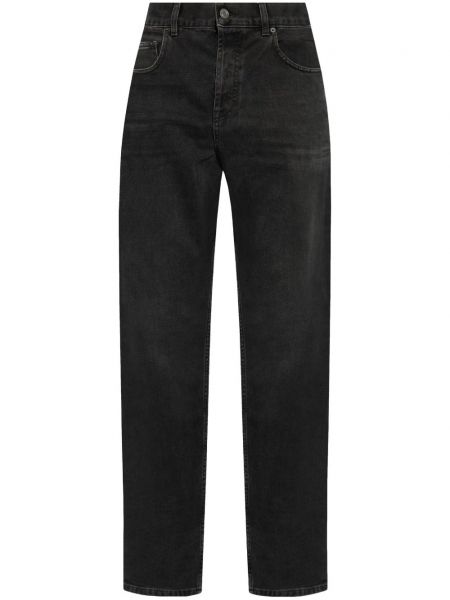 Straight jeans Saint Laurent schwarz
