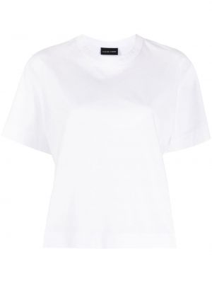 T-shirt con scollo tondo Canada Goose bianco