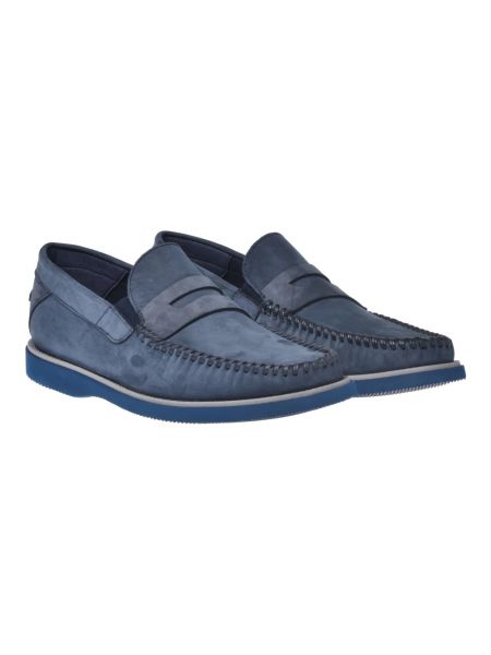 Loafers de nobuk Baldinini azul