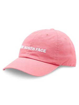 Kepurė su snapeliu The North Face rožinė