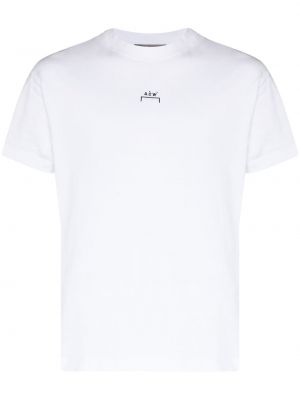 T-shirt con stampa A-cold-wall* bianco