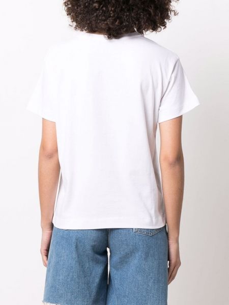 T-shirt di cotone A.p.c. bianco