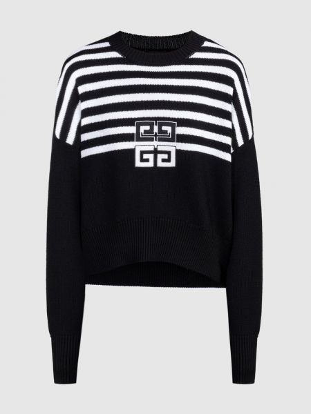 Смугастий светр Givenchy чорний
