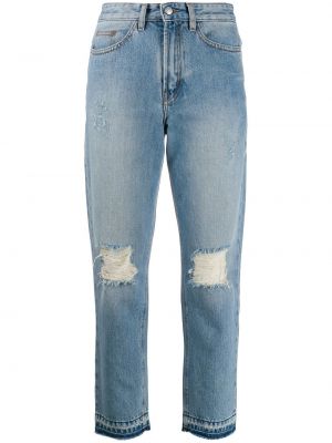 Obnosené džínsy s rovným strihom Zadig&voltaire modrá