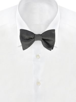 Шелковый галстук Lanvin черный