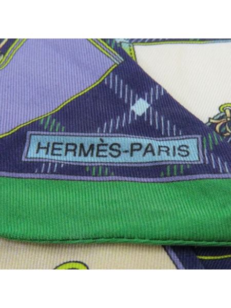 Jedwabna szal retro Hermès Vintage
