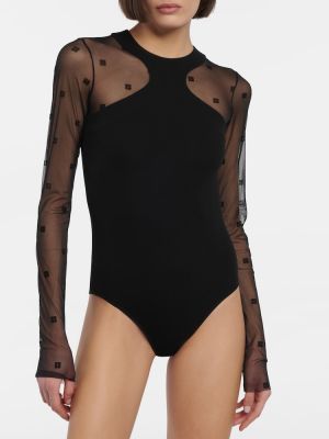 Body en tulle Givenchy noir