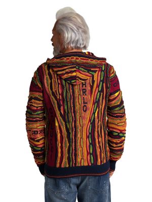 Veste en tricot à motif mélangé Carlo Colucci