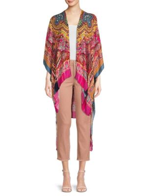 Блузка с узором пейсли Saachi розовая