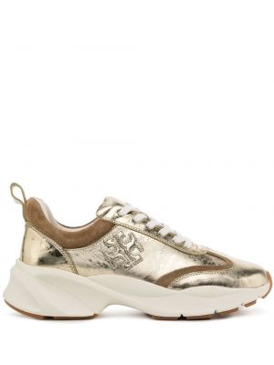 Blonder snøring sneakers Tory Burch brun