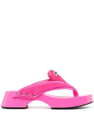 Samt sandale Ancuta Sarca pink