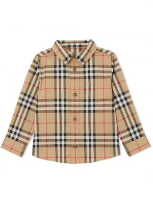 Kontrolleret skjorte for piger Burberry Kids