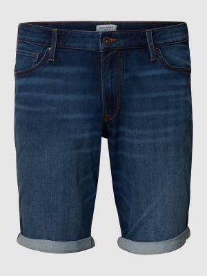 Szorty jeansowe Jack & Jones Plus niebieskie