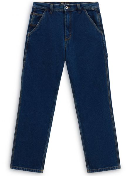 Niebieskie proste jeansy Vans
