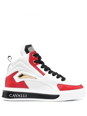 Ikat sneakers Roberto Cavalli vit