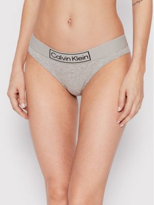 Меланжирани бикини Calvin Klein Underwear сиво