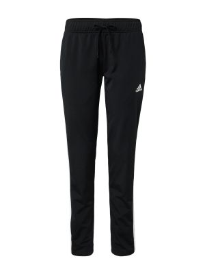Pantaloni sport cu dungi Adidas negru