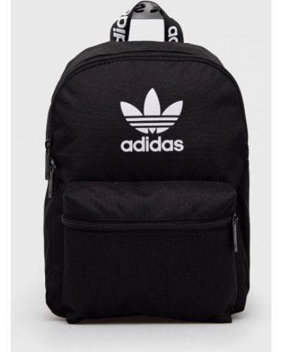 Рюкзак з принтом Adidas Originals чорний