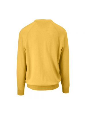 Bluza dresowa z kaszmiru Brunello Cucinelli żółta