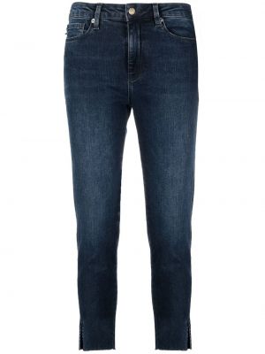 Hjertemønster stretch jeans Love Moschino blå