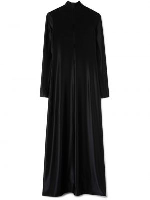 Večerní šaty jersey Jil Sander černé