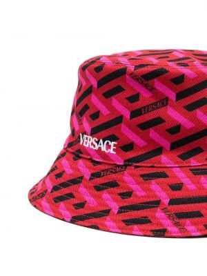 Mütze mit stickerei Versace pink
